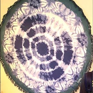 Gypsy 05 round beach blanket